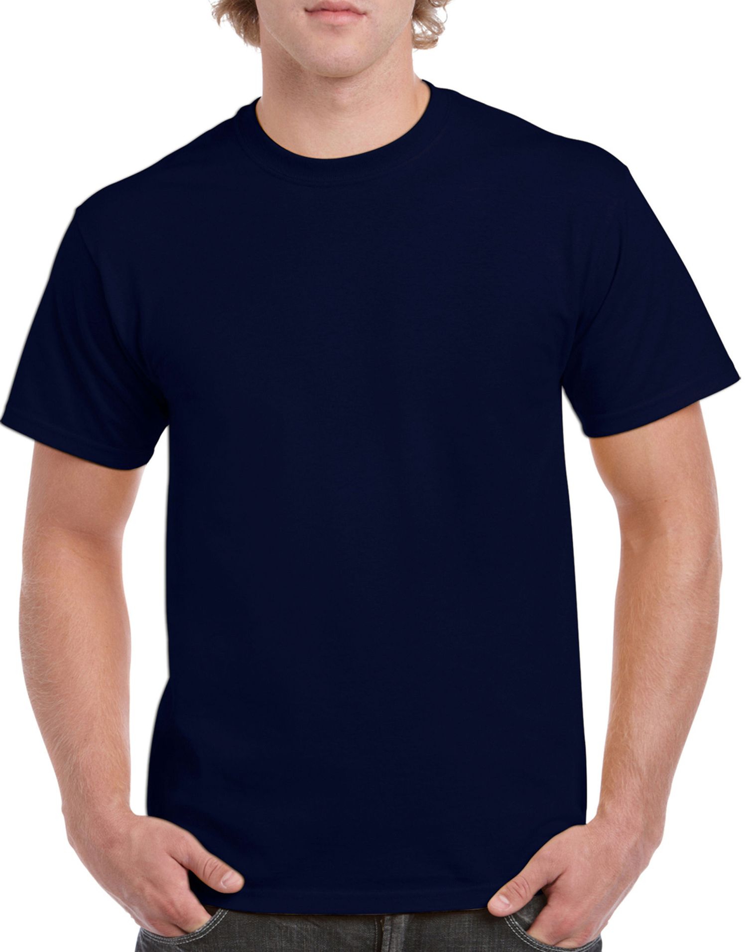 Gildan Uniseks T-shirt met lange mouwen van ultra-katoen, stijl G2400 T- shirt (verpakking van 3 stuks), wit, S