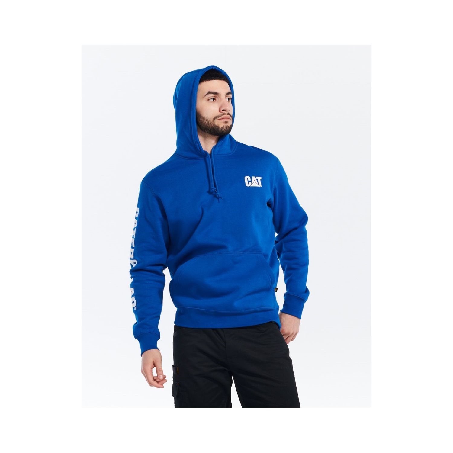 Caterpillar Trademark Gris - Vêtements Sweatshirts à capuche Homme 89,45