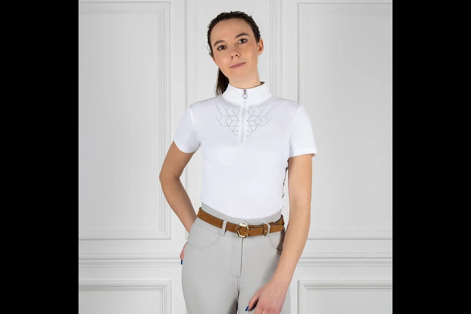 Buy Coldstream Roxburgh Suede Belt Tan/Silver from £43.50