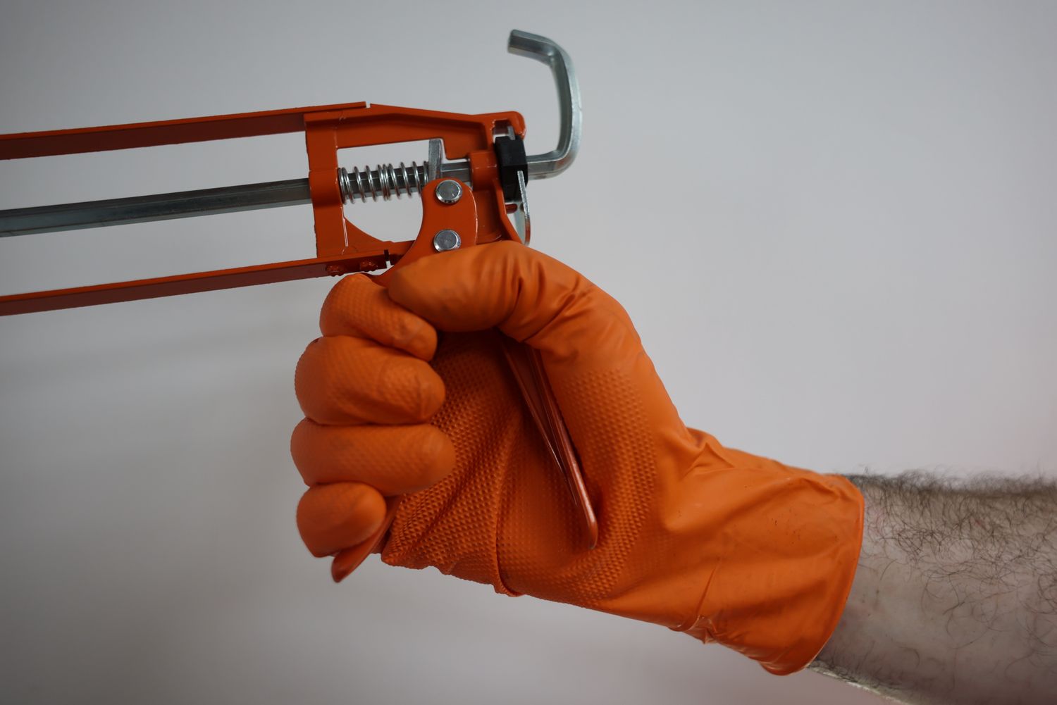 Buy Tough Glove Long Cuff Gator Gripz - Orange (Box of 50 Gloves
