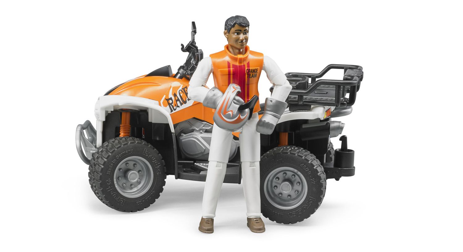 Bruder Jeep Rubicon With Mountain Bike & Figure – 1:16 Scale Off-Road Toy Car With Opening Doors & Detachable Roof - View #7