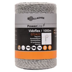 1000m Gallagher Vidoflex 6 White Polywire
