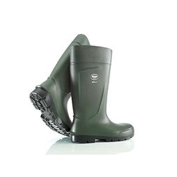 Bekina Steplite Easy Grip  Steel Toecap Wellington Boots Green