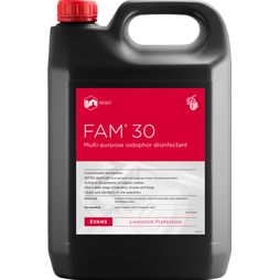 Evans Vanodine FAM 30 Iodophor Disinfectant