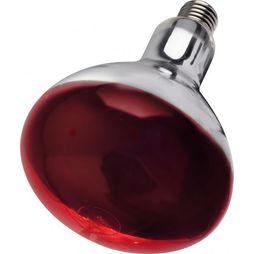 Tusk Intelec ES27 Hard Glass Infra-Red Animal Heat Bulb Red - 250w