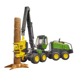 Bruder John Deere 1270G Harvester With Tree Trunk 1:16