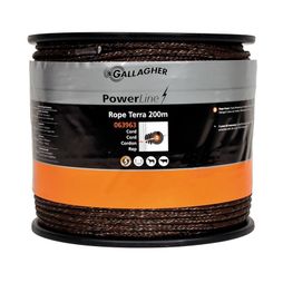Gallagher Rope PowerLine terra (Brown) 200m (braided)