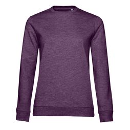 B&amp;C Women's #Set In Sweatshirt Heather Purple
