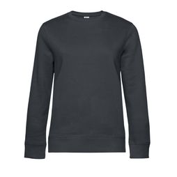 B&amp;C Women's Queen Crew Neck Sweat Asphalt