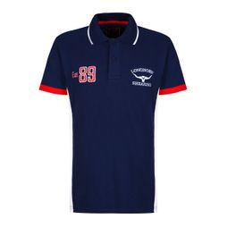 Longhorn Shearing Hereford Polo Shirt Navy