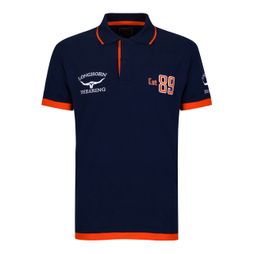 Longhorn Shearing Dexter Anniversary "89" Polo Shirt Navy