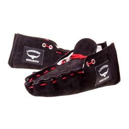 Longhorn Leather Shearing Moccasins Black