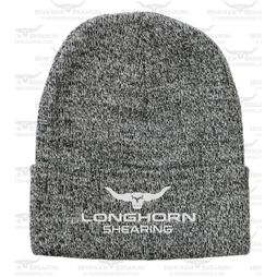 Longhorn Beanie Hat Grey