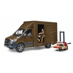 Bruder MB UPS Sprinter with Driver and Accessories 1:16