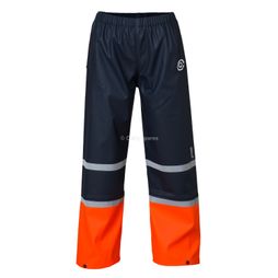 Betacraft Tuffbak Flex Children's Waterproof Over Trousers Navy/Orange