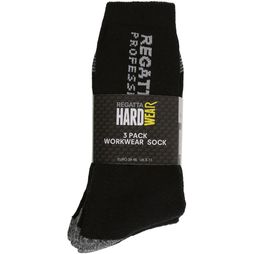 Regatta Professional Workwear 3 Pack Socks - Black