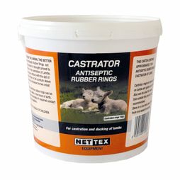 NETTEX Livestock Castration Rings (1500 Ring Tub)