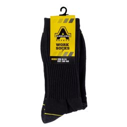 Amblers Amblers Heavy Duty Work Socks 3 pack Black