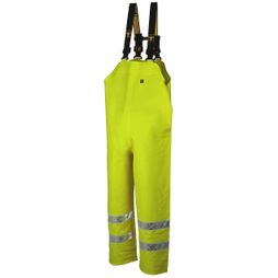 Guy Cotten Hitflash Waterproof Bib &amp; Brace Trousers Hi Vis - Yellow