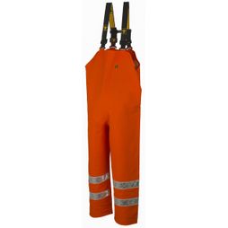 Guy Cotten Hitflash Waterproof Bib &amp; Brace Trousers Hi Vis - Orange