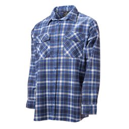 Betacraft Men's Stag Blue Check Brushed Cotton Shirt