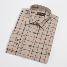 Shirtmaster Romsey Poly Cotton Long Sleeved Shirt Biscuit