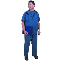 drytex Neoprene Parlour Jacket Short Sleeved Blue