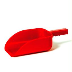 Agrihealth Plastic Feed Scoop Red