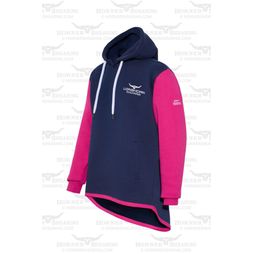 Longhorn Shearing Long Tail Hoodie - Hampshire Blue/Pink