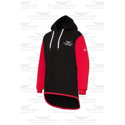 Longhorn Shearing Long Tail Hoodie - Suffolk Black/Red