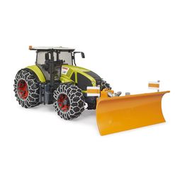 Bruder Claas Axion 950 with Snow Chains &amp; Plough Blade - 1:16