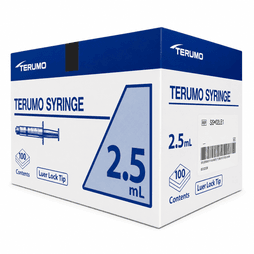Terumo® Disposable Syringes 2.5ml Box of 100 - CLEARANCE SPECIAL!