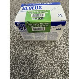 Terumo® Disposable Needles 20G x 1" -  Box of 100 - CLEARANCE SPECIAL!