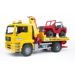 Bruder MAN TGA Breakdown-Truck with Cross Country Vehicle 1:16