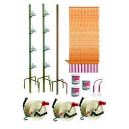 Hotline 500m Three Reel Polywire System Electric Fence Kit