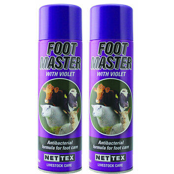 NETTEX Foot Master with Violet Aerosol - 500ml Can Multibuy