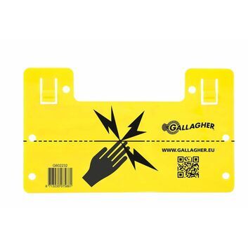 Gallagher Electric Fence Warning Sign UK