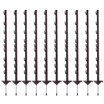 10 x 100cm Gallagher Vario Electric Fence Post Terra (Brown)
