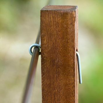 1000 x Gallagher Wire Fixing Clips Short alternative