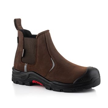 Buckler Buckbootz Nubuckz NKZ101 Safety Dealer Boots (Brown)