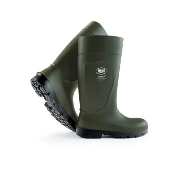 Bekina Steplite EasyGrip Steel Toecap S4 Wellington Boots - Green