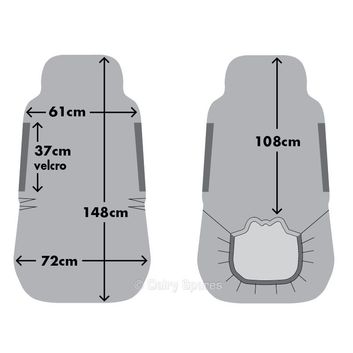 Tough Cover Universal Seat Cover alternative
