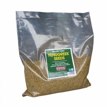 Equimins Straight Herbs Fenugreek Seeds - 1 KG BAG