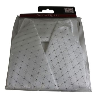 ShowQuest Stock Vintage Samlesbury Ready Tied - WHITE