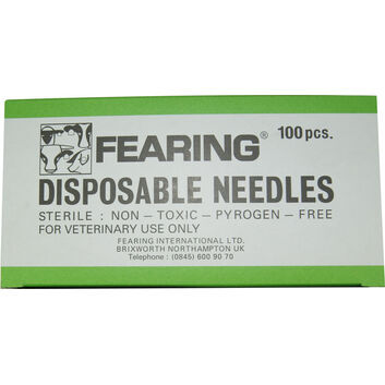 Fearing Disposable Needles