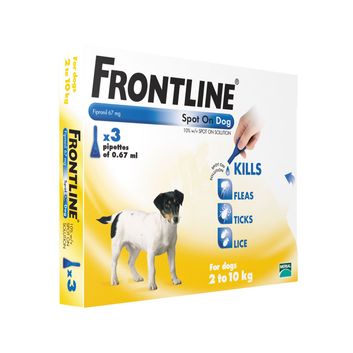 Frontline Spot On for Small Dogs 2-10kg alternative