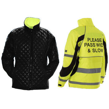 Equisafety Inverno Reflective Reversible Waterproof Riding Jacket