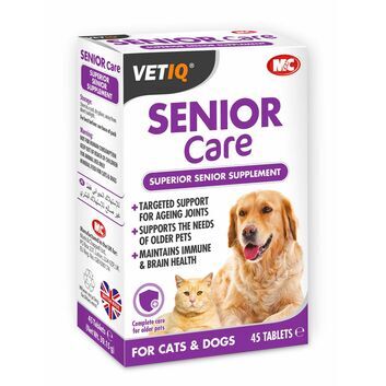 VetIQ Senior Care Tablets for Cats & Dogs - 45 PACK