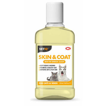 VetIQ Skin & Coat Oil for Cats & Dogs - 250 ML