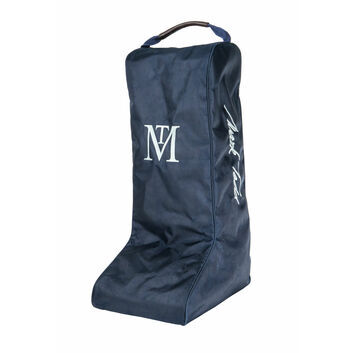 Mark Todd Luggage Padded Pro Boot Bag - NAVY/CHOCOLATE